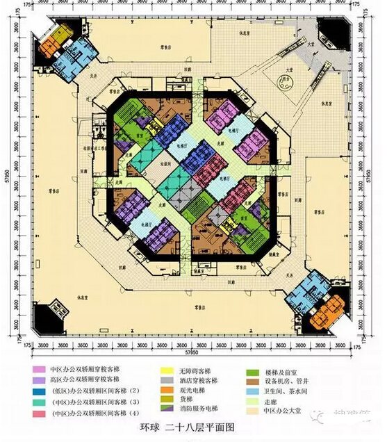 超过100米高层建筑核心筒设计实例分析